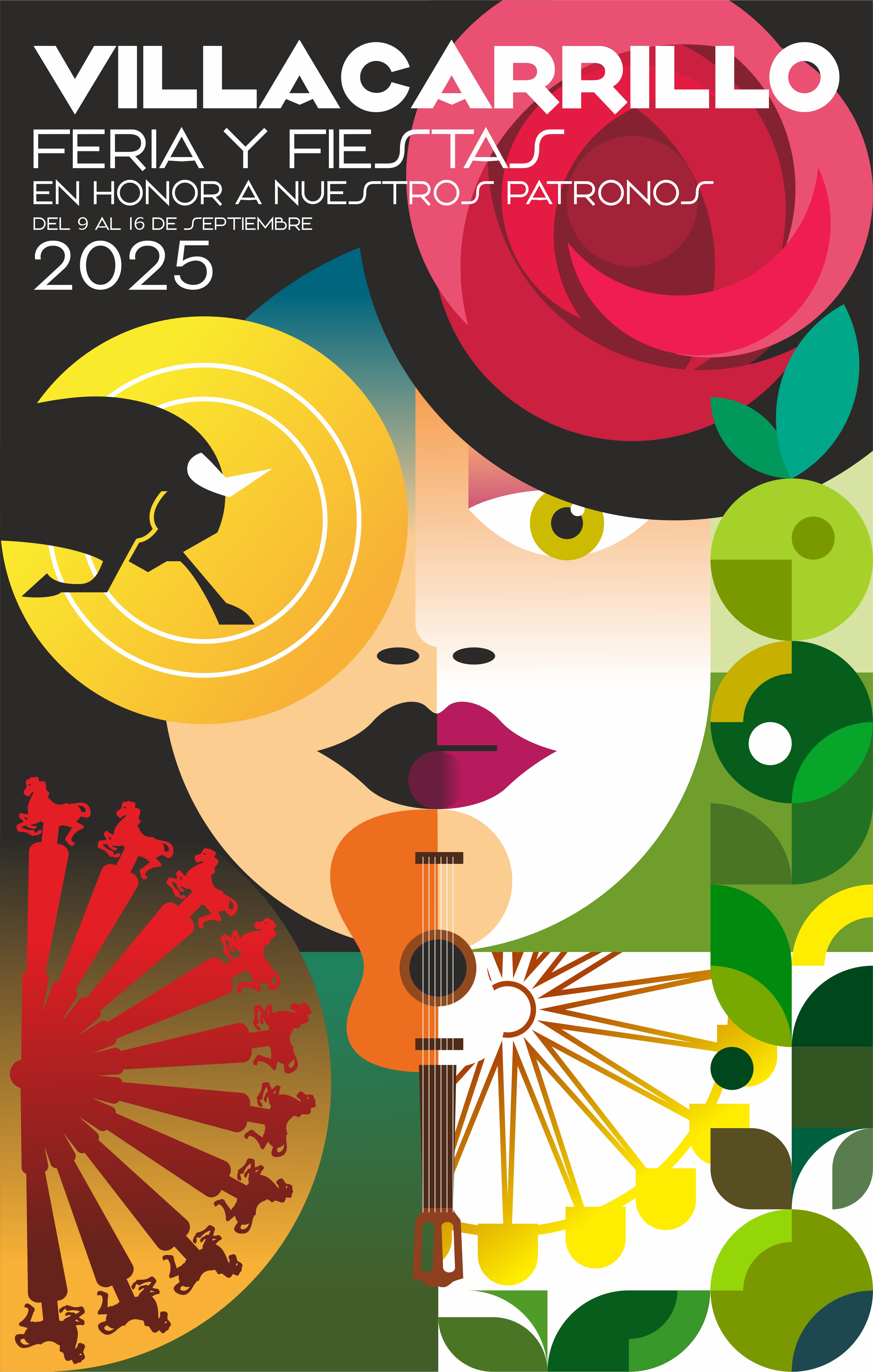 Cartel de Fiestas en honor a Nuestros Patronos 2025
